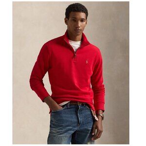 New Polo Ralph Lauren Men's Estate-Rib Cotton Quarter-Zip Pullover - RL Size XL